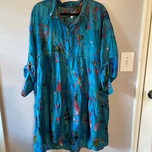 Johnny Was silk Pete & Greta dress